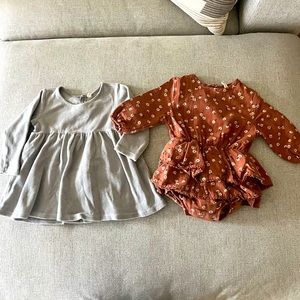 Quincy Mae 12-18M dress bundle